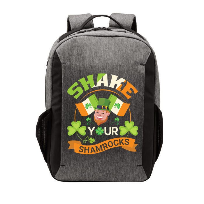 Shake Your Shamrocks Funny Leprechaun St Patricks Day Vector Backpack