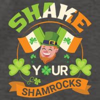 Shake Your Shamrocks Funny Leprechaun St Patricks Day Vector Backpack