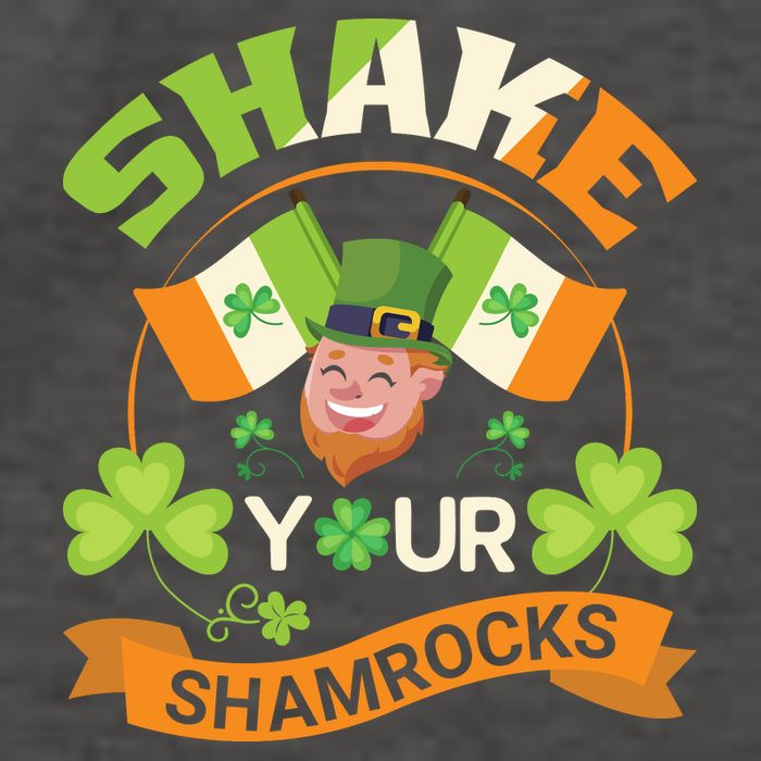 Shake Your Shamrocks Funny Leprechaun St Patricks Day Vector Backpack