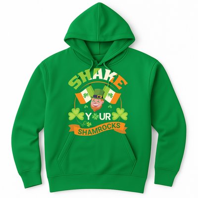 Shake Your Shamrocks Funny Leprechaun St Patricks Day Hoodie