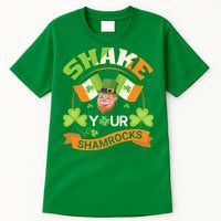 Shake Your Shamrocks Funny Leprechaun St Patricks Day Tall T-Shirt