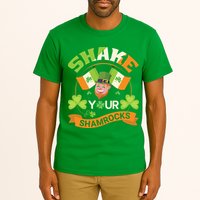 Shake Your Shamrocks Funny Leprechaun St Patricks Day Tall T-Shirt