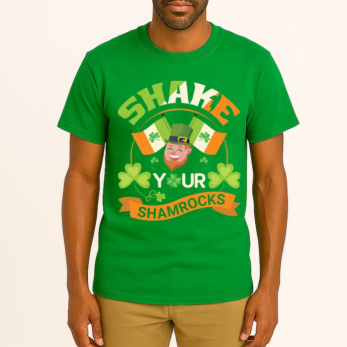Shake Your Shamrocks Funny Leprechaun St Patricks Day Tall T-Shirt