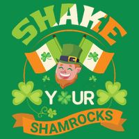 Shake Your Shamrocks Funny Leprechaun St Patricks Day Tall T-Shirt