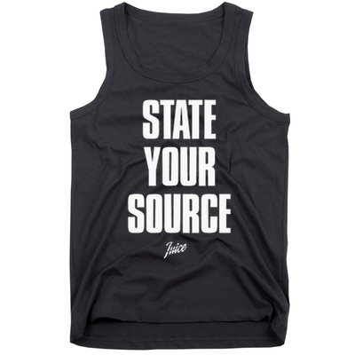 State Your Source State Your Source Tank Top