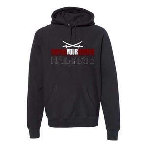 Swing Your Sword Hall State RIP Mike Coach Rest In Peace Premium Hoodie