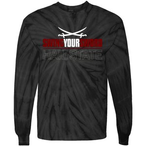 Swing Your Sword Hall State RIP Mike Coach Rest In Peace Tie-Dye Long Sleeve Shirt