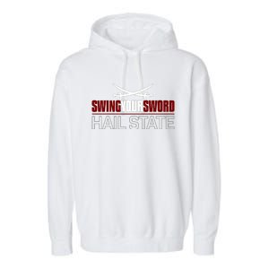 Swing Your Sword Hall State RIP Mike Coach Rest In Peace Garment-Dyed Fleece Hoodie