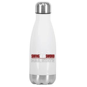 Swing Your Sword Hall State RIP Mike Coach Rest In Peace Stainless Steel Insulated Water Bottle