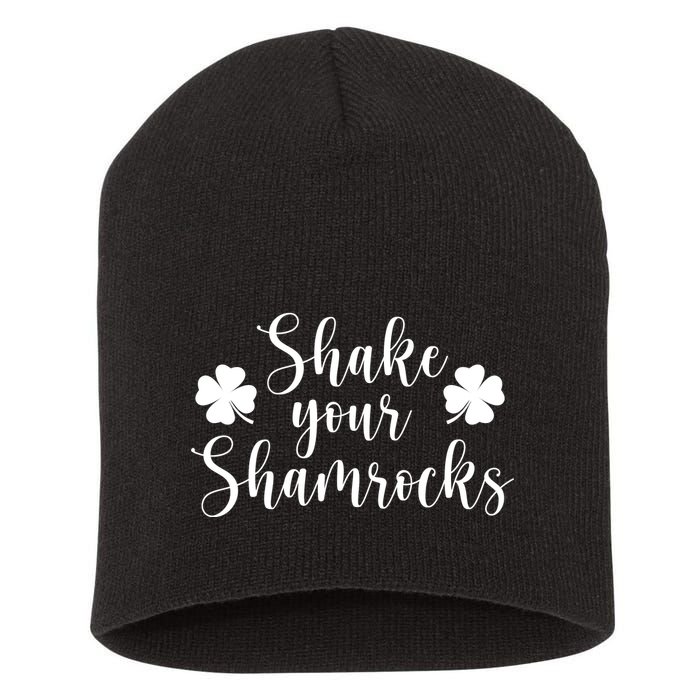 Shake Your Shamrocks Short Acrylic Beanie