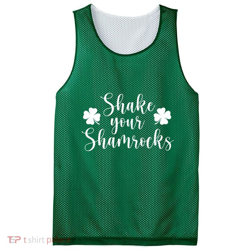 Shake Your Shamrocks Mesh Reversible Basketball Jersey Tank