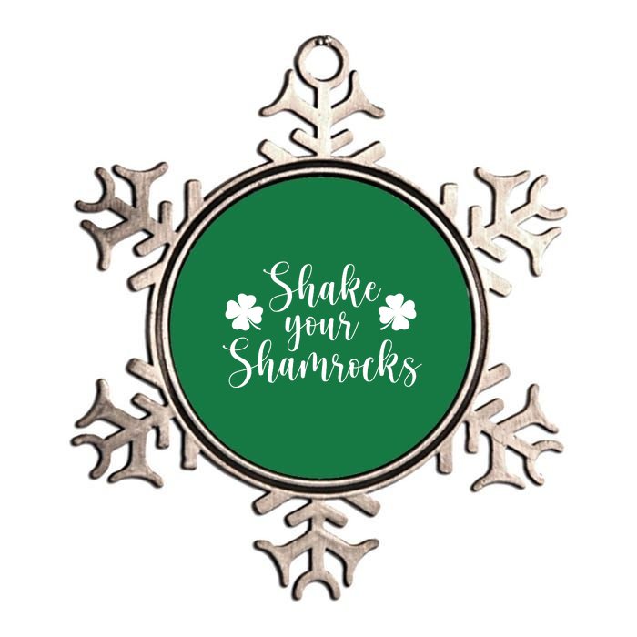 Shake Your Shamrocks Metallic Star Ornament