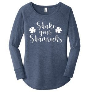 Shake Your Shamrocks Women's Perfect Tri Tunic Long Sleeve Shirt