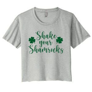 Shake Your Shamrocks Women's Crop Top Tee