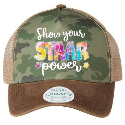 Show Your STAAR Power School Testing Legacy Tie Dye Trucker Hat