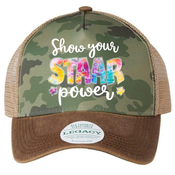 Show Your STAAR Power School Testing Legacy Tie Dye Trucker Hat
