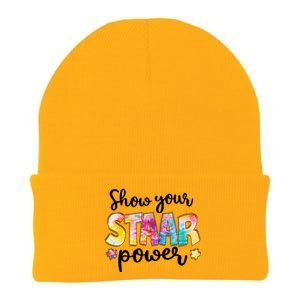 Show Your STAAR Power School Testing Knit Cap Winter Beanie