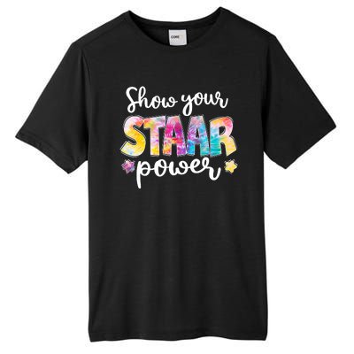 Show Your STAAR Power School Testing Tall Fusion ChromaSoft Performance T-Shirt