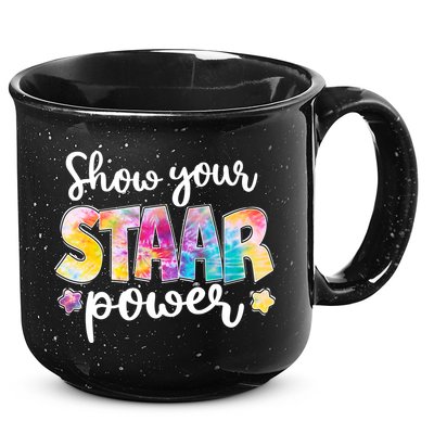 Show Your STAAR Power School Testing 15oz Campfire Ceramic Mug