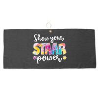 Show Your STAAR Power School Testing Large Microfiber Waffle Golf Towel