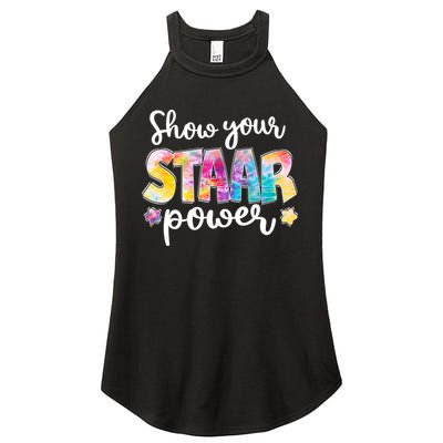 Show Your STAAR Power School Testing Women's Perfect Tri Rocker Tank