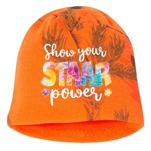 Show Your STAAR Power School Testing Kati - Camo Knit Beanie