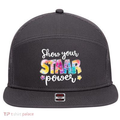 Show Your STAAR Power School Testing 7 Panel Mesh Trucker Snapback Hat