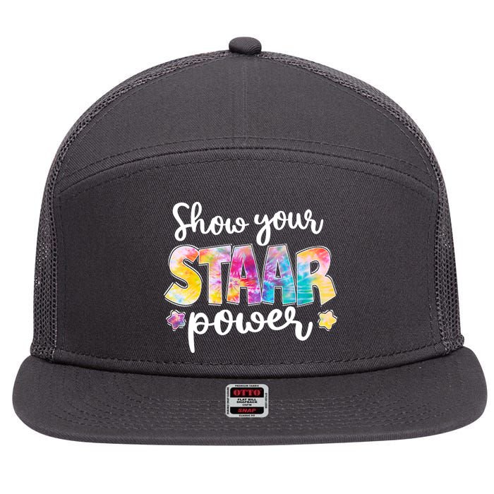 Show Your STAAR Power School Testing 7 Panel Mesh Trucker Snapback Hat
