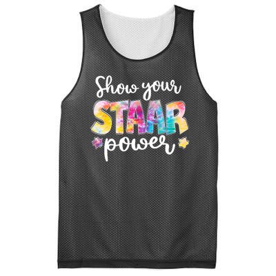 Show Your STAAR Power School Testing Mesh Reversible Basketball Jersey Tank