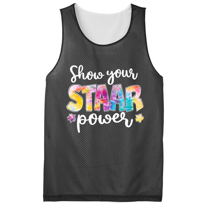 Show Your STAAR Power School Testing Mesh Reversible Basketball Jersey Tank