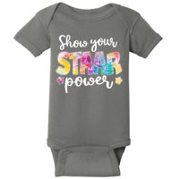 Show Your STAAR Power School Testing Baby Bodysuit