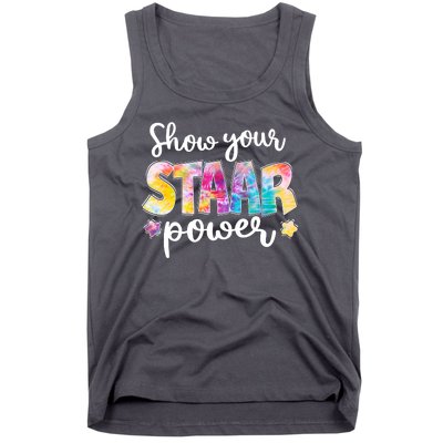 Show Your STAAR Power School Testing Tank Top