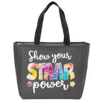 Show Your STAAR Power School Testing Zip Tote Bag