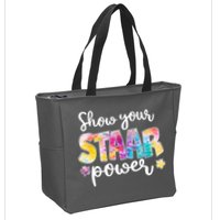 Show Your STAAR Power School Testing Zip Tote Bag