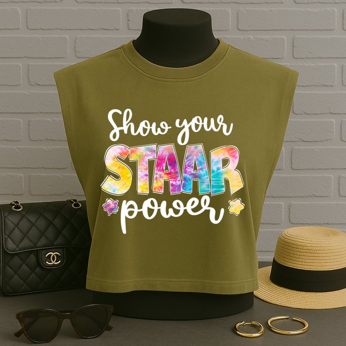 Show Your STAAR Power School Testing Garment-Dyed Women's Muscle Tee