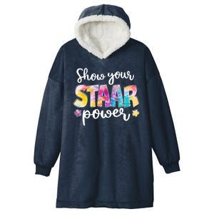 Show Your STAAR Power School Testing Hooded Wearable Blanket