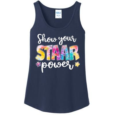 Show Your STAAR Power School Testing Ladies Essential Tank