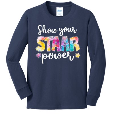 Show Your STAAR Power School Testing Kids Long Sleeve Shirt