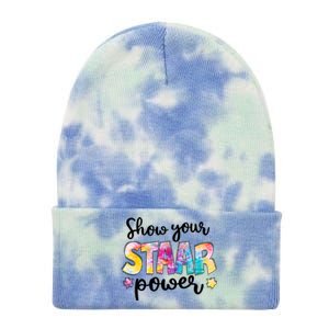 Show Your STAAR Power School Testing Tie Dye 12in Knit Beanie