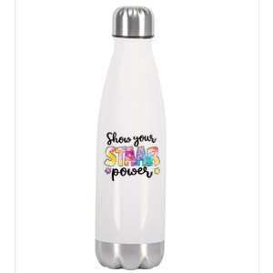 Show Your STAAR Power School Testing Stainless Steel Insulated Water Bottle