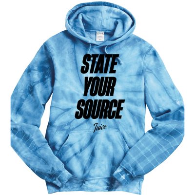 State Your Source Tie Dye Hoodie