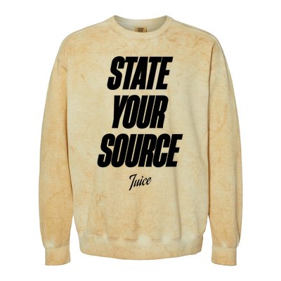 State Your Source Colorblast Crewneck Sweatshirt