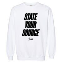 State Your Source Garment-Dyed Sweatshirt