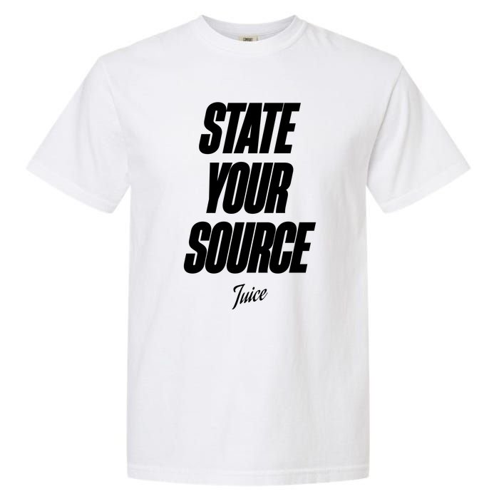 State Your Source Garment-Dyed Heavyweight T-Shirt