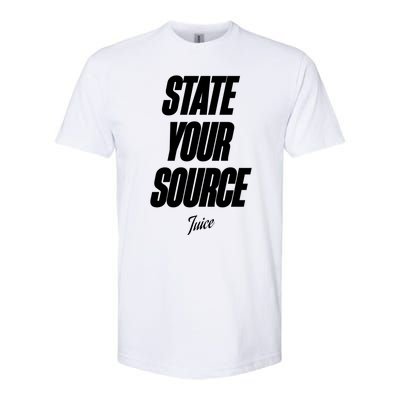 State Your Source Softstyle CVC T-Shirt