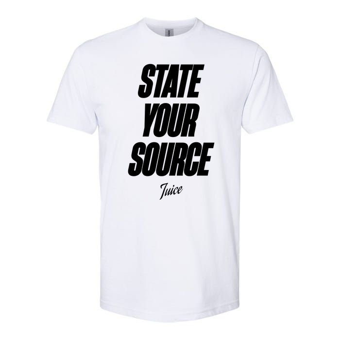 State Your Source Softstyle CVC T-Shirt