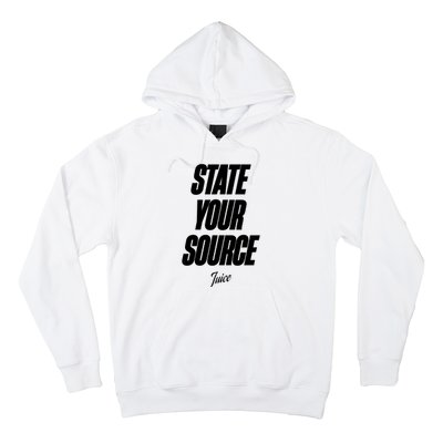 State Your Source Hoodie