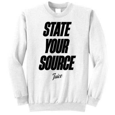 State Your Source Sweatshirt