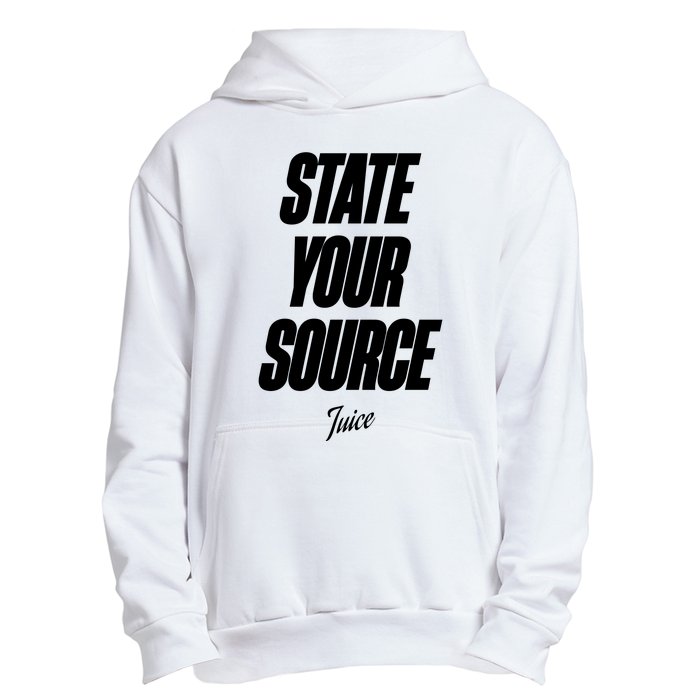 State Your Source Urban Pullover Hoodie