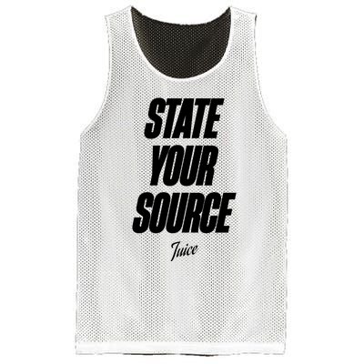 State Your Source Mesh Reversible Basketball Jersey Tank